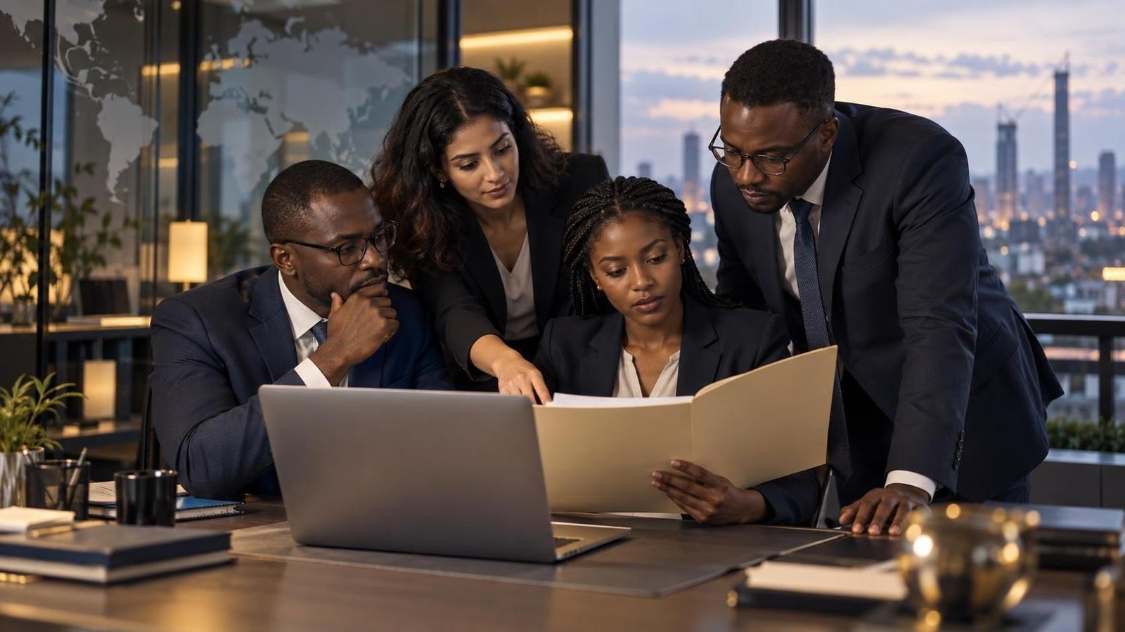 Immigration operations team reviewing a cross-border case workflow